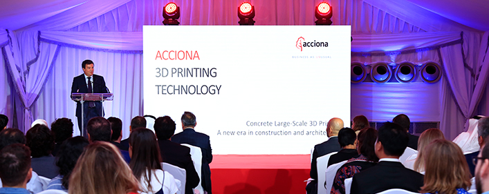 ACCIONA inaugura en Dubái un centro global de impresión 3D